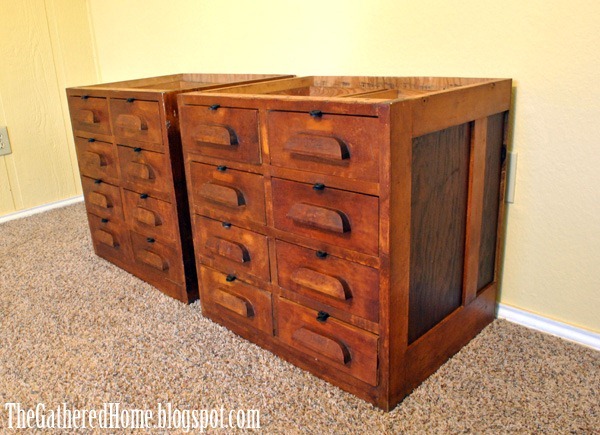 Found: Vintage Hardware Store Cabinets - The Gathered Home Found: Vintage Hardware Store Cabinets - Found: Vintage Hardware Store Cabinets - The Gathered Home
