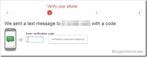 two step verification send code