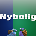 "Ny bolig?" med Nybolig logo