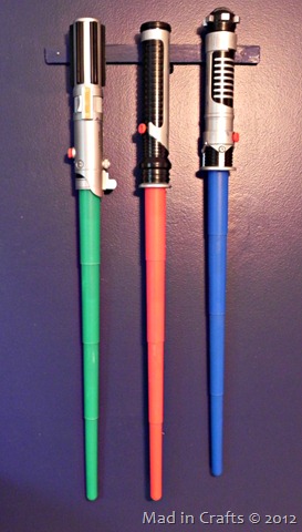 space geek bedroom light sabers
