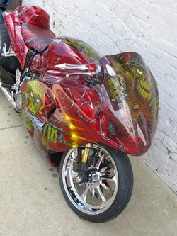 graffiti on motorcycle (1)