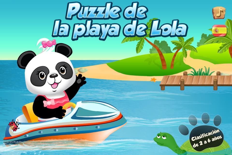 Android application Lola's Beach Puzzle screenshort
