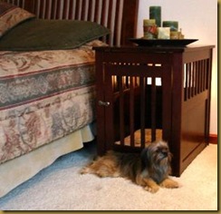 furniture dog cage