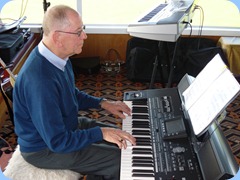 John Beales playing a Korg Pa3X