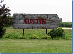8368 Manitoba Austin - Austin sign