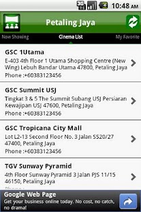 Cinema Showtimes - MY Screenshots 5