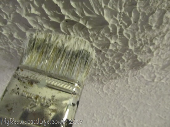 paintbrush popcorn ceiling