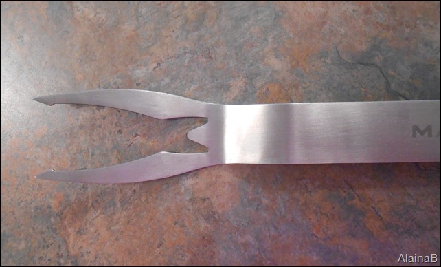 ManLaw Premium BBQ Tools fork close up