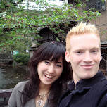 lovely picture of chie and myself in Kyoto, Japan 