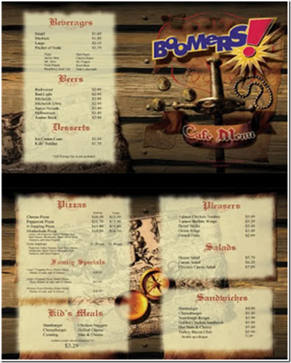 Contoh Desain Daftar Menu - CM Studio