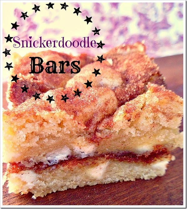snickerdoodle bars