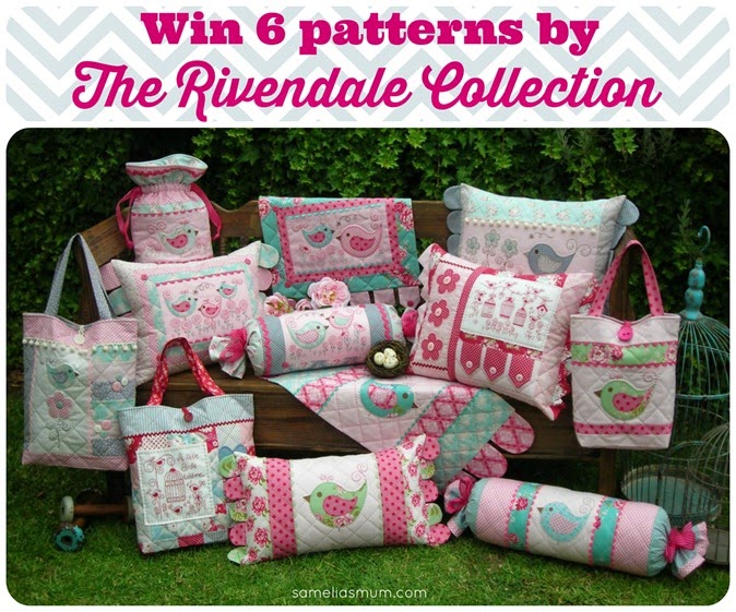 Win 6 patterns by The Rivendale Collection at sameliasmum.com