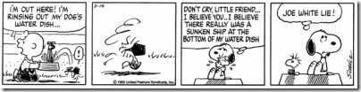 1983-05-15 - Snoopy as Joe White Lie