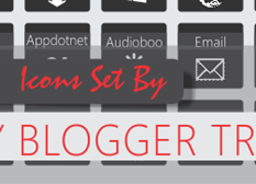 Social icons set Simple-black-icon-set