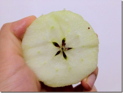 it's just a green apple