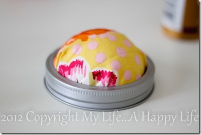 No Sew Pin Cushion - Mason Jar Pin Cushion - My Life...A Happy Life (5 of 7)