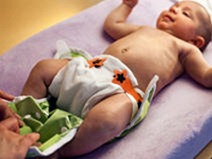 How to change a cloth diaper