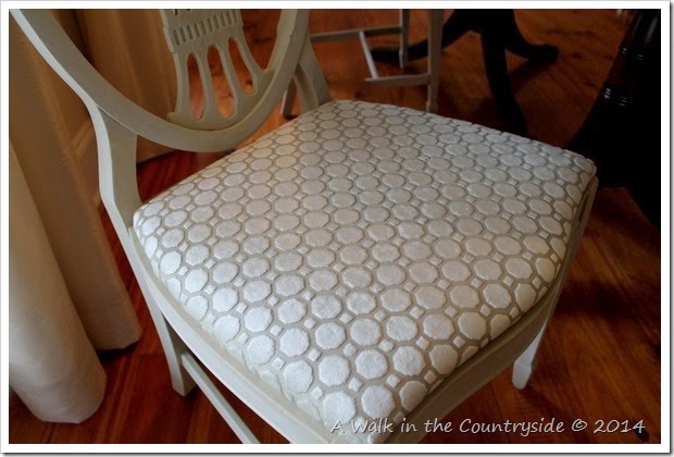 neutral fabric for dining room chairs