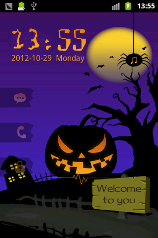 Halloween Go Locker Theme