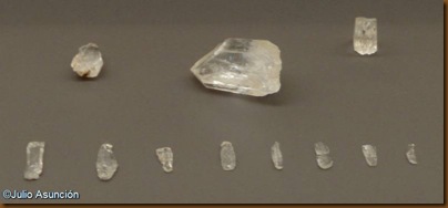 Piezas elaboradas con cristal de roca - Ibero - Museo de Navarra