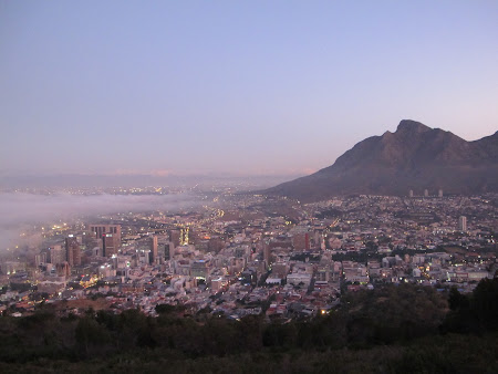 Imagini Panoramica Cape Town apus de soare