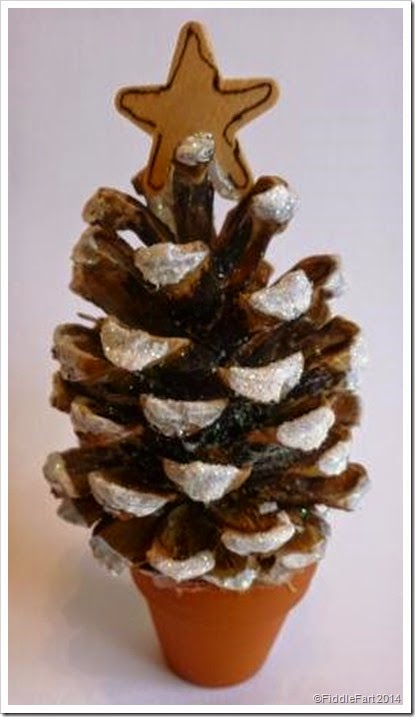 fir cone christmas tree