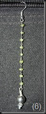 Sterling Silver Peridot & Swaroski Crystal Earrings