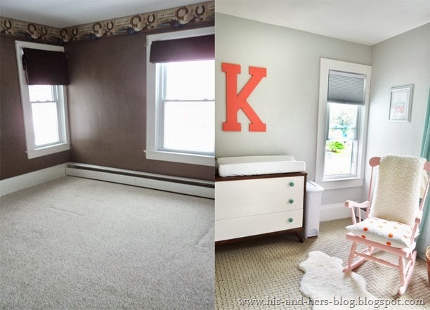 nursery before and after