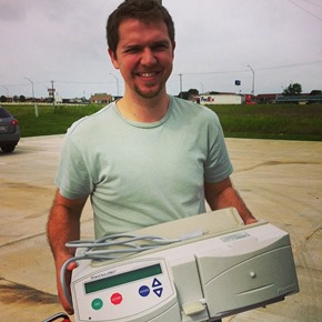 Chase with dialysis machine