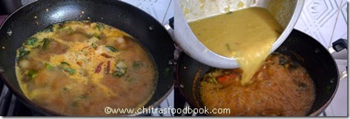 vendakkai sambar recipe step3