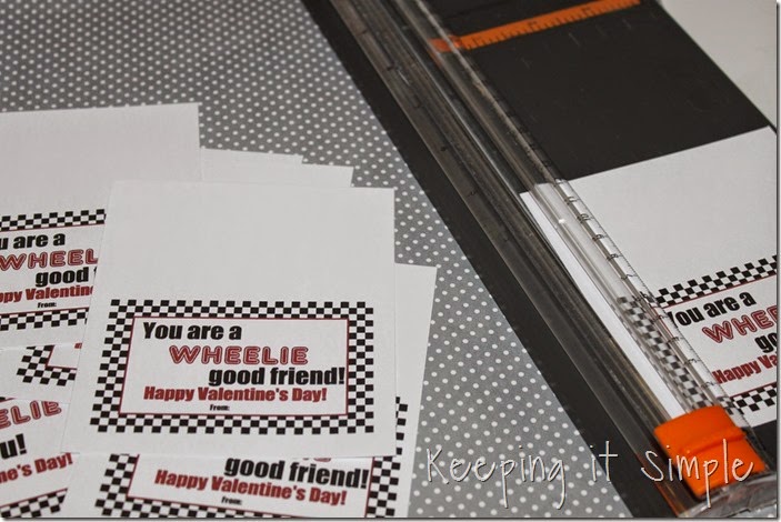 Easy Boys Car Valentines with Free Printable (3)