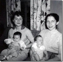 nita,timmy,marcia and me 1957