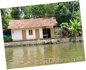 A tribal home on the bank of vembanad lake @Kumarakom (Yanesh tyagi)