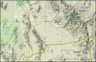 5-IndexMAP - NV-160 Towards Pahrump and Death Valley-2 5-IndexMAP - NV-160 Towards Pahrump and Death Valley-2