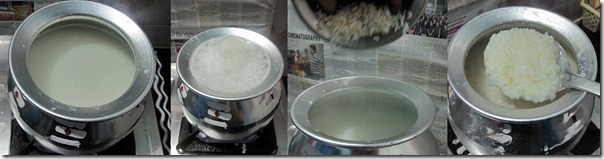 Sweet pongal in pot