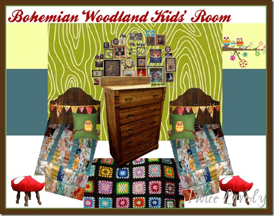 Bohemian Woodland Kids' Room