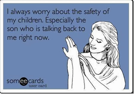 worry about the safety of my children