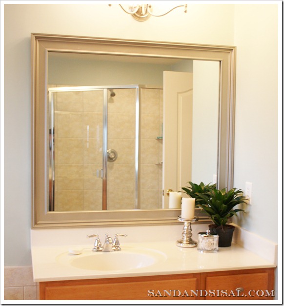 How To Frame A Mirror Sand And Sisal, Wooden Molding For Mirrors