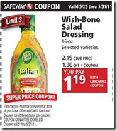 Wishbone coupon