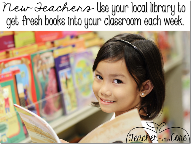 Use the local library to get fresh books into kids hands each week