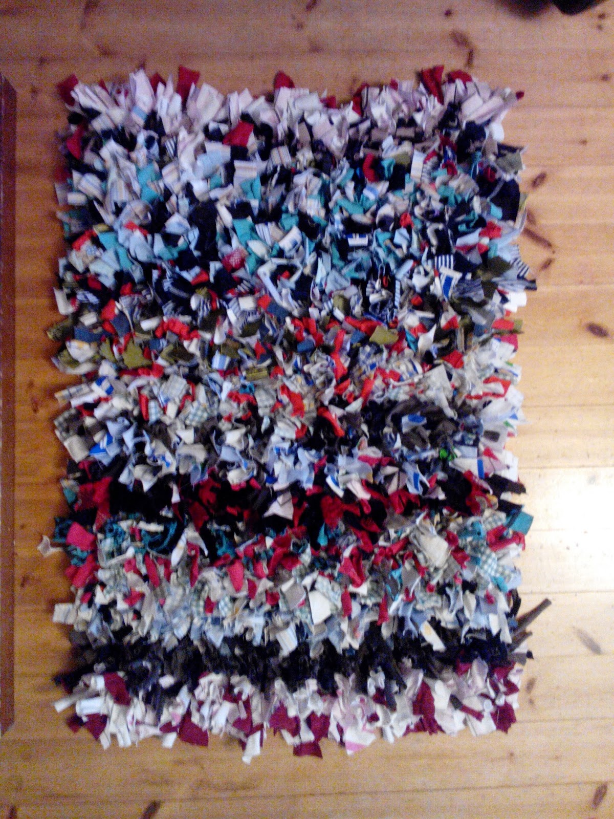 M'made Diy Hand knotted rag rug