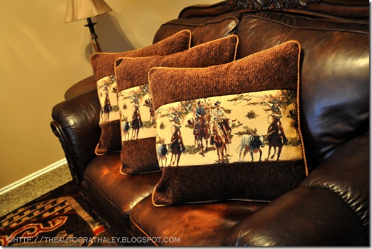 WESTERN COUCH PILLOWS (5)