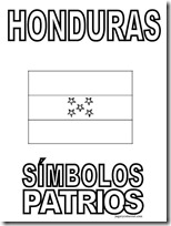 simbolos patrios honduras 5 jugarycolorear