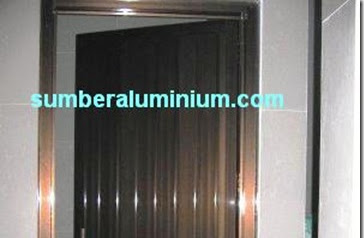Pintu Aluminium Toilet Bahan Spandrell 9055