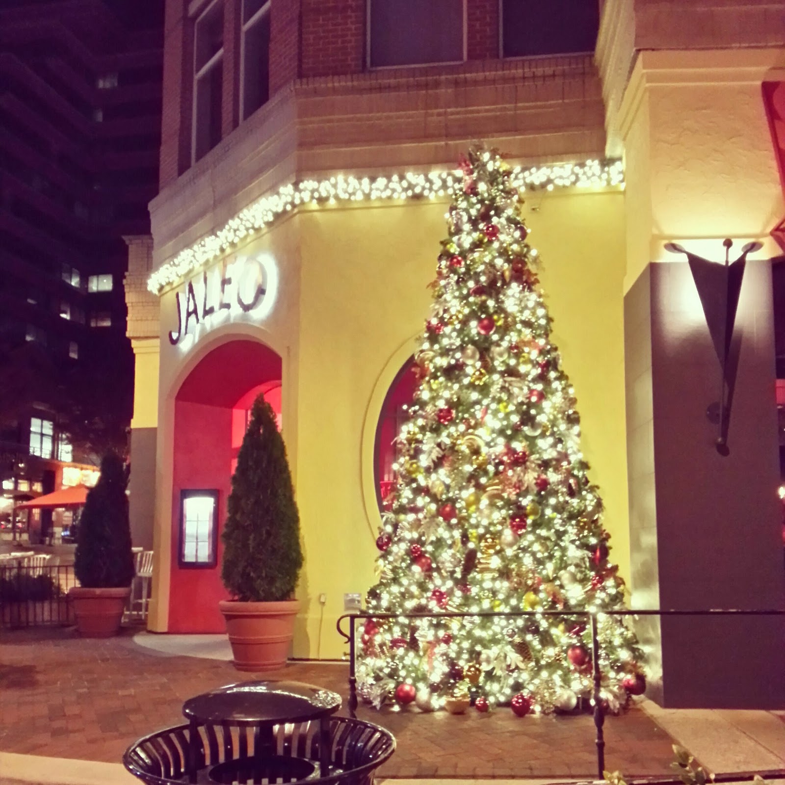 Robert Dyer Bethesda Row BETHESDA ROW CHRISTMAS TREES, MENORAH AND