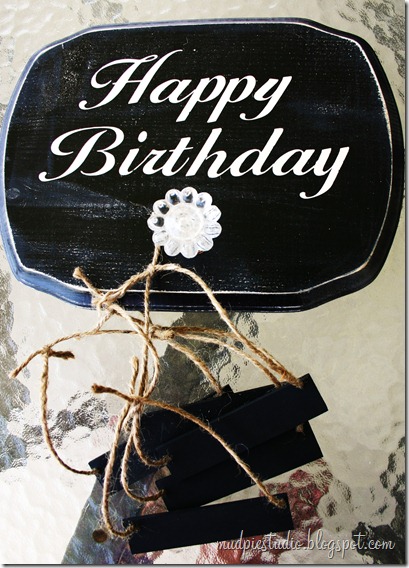 Happy Birthday Sign - Tutorial 6