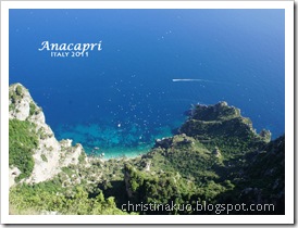 【Italy♦義大利】Capri 卡布里島 - Anacapri小鎮, Solaro山~ 美到令人窒息的壯麗山崖海景 