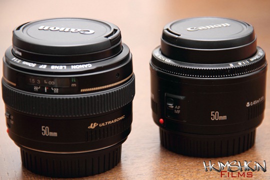 Canon 50mm f1.4 USM vs 50mm f1.8 MKII