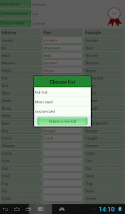  ‪English Irregular Verbs‬‏- صورة مصغَّرة للقطة شاشة  