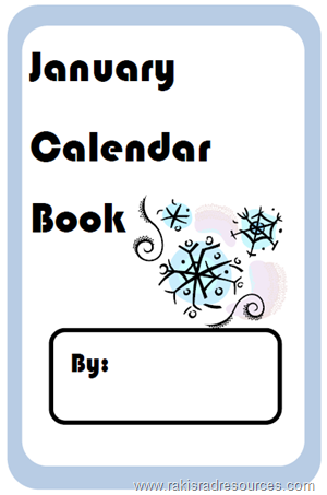 January calendar book freebie - spiral review of concepts like skip counting, counting coins, expanded notation, number sentences and odd and even.  Free download from Raki's Rad Resources.